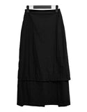 Tsol Unbalanced Wrap Skirt