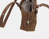 Mokit Suede Belt Shoulder Bag