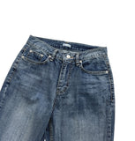 DAMAGE BOOTCUT DENIM