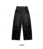 Kiny Adjust Pintuck Denim Pants