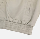 Laken Cotton Washed Zipper Blouson