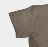 Kato Henley Neck Slub Short Sleeve T-shirt