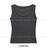 [U-BASIC] Daily Solid Crop Sleeveless