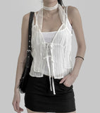 Scarf chiffon bustier