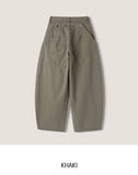Cottie Flip Back Pocket Curved Cotton Pants