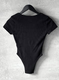 Pins Eyelet Bodysuit Tee