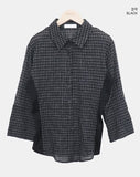 Kudin Check Three Quarter Shirt