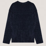 Lorins Velour Round Long Sleeve Tee