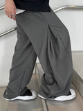 Nylon Line Maxi Snap Pants (botton)