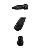 HEART STUD MESH FLAT
