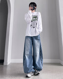 Curve Dart Volume Denim Pants