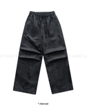 KNEE PINTUCK STUD PANTS