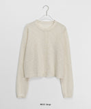 Makyu See-through Summer Round Knit Cardigan
