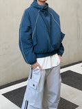 Scotch line cropped hooded parka