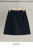 Berlin Alpaca A-Line Mini Skirt