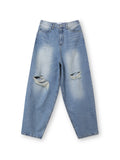 Destoryed Balloon Denim