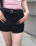 Pending Belt Mini Low Skirt Pants