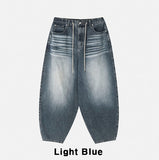 Zed Cat Balloon Denim Pants