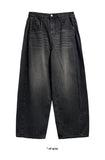 SIDE TUCK BALLOON DENIM
