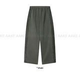 (Lining brushed) SIDE LINE PIGMENT PANTS