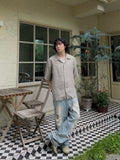 Kuje Tin Washing Light Blue Wide Denim