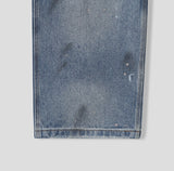 Bone Dirty Paint Damage Carpenter Denim Pants