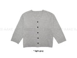 (WOOL) FLUFFY CARDIGAN