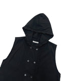 FRILL SHIRT HOOD VEST