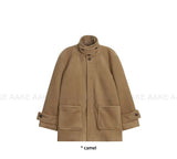 CASHMERE BLEND HALF COAT