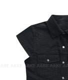 EMBO CAP SLEEVE SHIRT