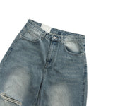 DAMAGE BALLOON DENIM