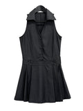 Surren Stripe Collar One Piece
