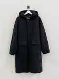 F/W DISCERNMENT's Mui pocket hoodie long coat