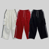 Nylon Trackline Cargo Pants