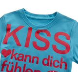 KISS ♥ CROP HALF T