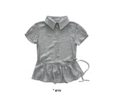 SUMMER FRILL LAYERED SHIRT