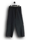 Two-way Open Cutting Nylon Wide Pants