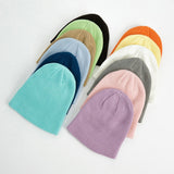 Ribbed short beanie
