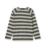 [LAN ARCHIVE] Shoulder Button Stripe Knit