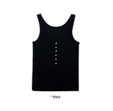 BUTTON GOLGI SLEEVELESS
