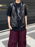 Crack Nylon Hood Vest