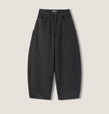 Cottie Flip Back Pocket Curved Cotton Pants