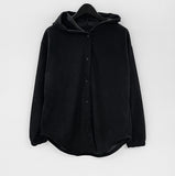 Bartz ribbed hooded shirt