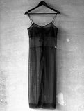 Mesh see-through layered one-piece