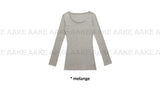 U-NECK SLIM LONGSLEEVE