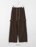 [unisex] Wills Side Snap Ribbed String Pants