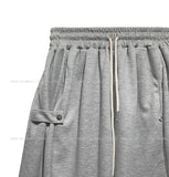 [U-BASIC] Side Snap Bermuda Training Pants