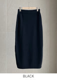 Elnia V-neck Puff Knit Cardigan H-Line Skirt Set
