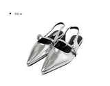 Vince Stiletto Buckle Slingback