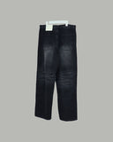Crow Black Washed Denim Jeans